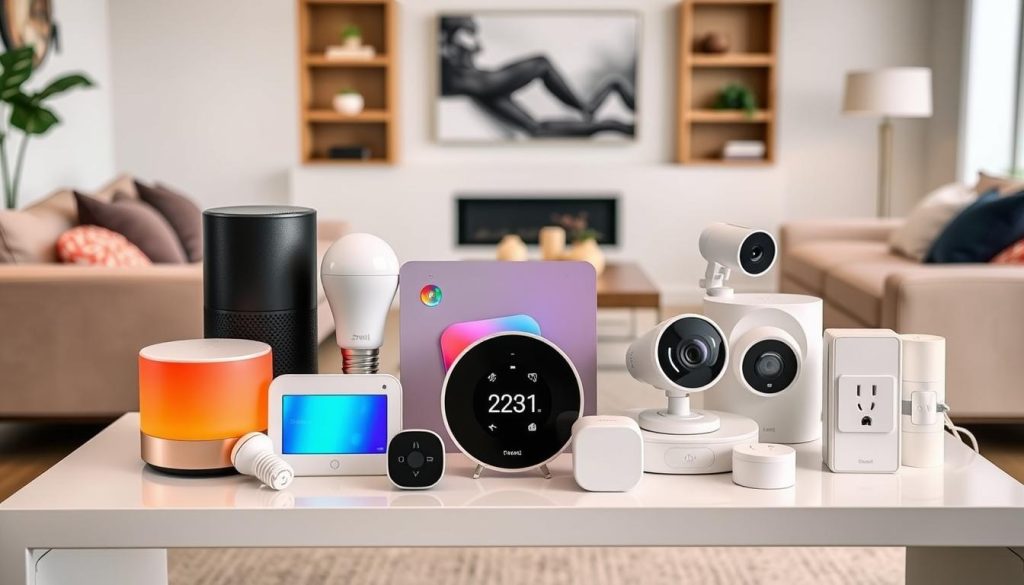 Smart Home Starter Set mit verschiedenen Komponenten